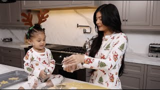 Kylie Jenner Christmas Cookies With Stormi [upl. by Winnick]