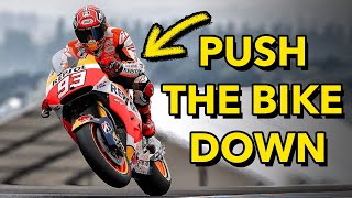 10 Things MotoGP Racers do to go FASTER [upl. by Nottap]