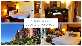 Disney Aulani Deluxe Studio Room Tour  DVC [upl. by Aelak]