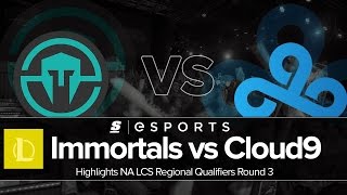 Highlights IMT vs C9 NA LCS Regional Qualifier [upl. by Strephonn]