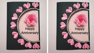 Beautiful Handmade Anniversary Card Idea  DIY Greeting Cards for Anniversary  Valentines Day Card [upl. by Atrice386]