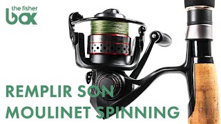 Comment REMPLIR son MOULINET spinning avec de la tresse [upl. by Kylynn202]