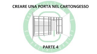 Creare una Porta nel Cartongesso  Parte 4 [upl. by Ainesej]