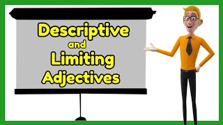 Descriptive Adjectives and Limiting Adjectives with Activity [upl. by Gruchot]