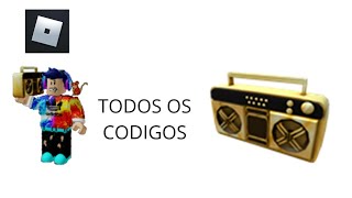 todos os códigos do rádio no roblox [upl. by Hauge]