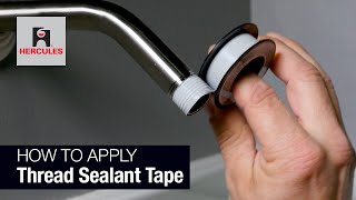 How to Use Thread Sealant Tape [upl. by Odnama]