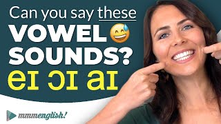 Pronunciation Practice 👄 Difficult Vowel Sounds DIPHTHONGS [upl. by Yrhcaz]