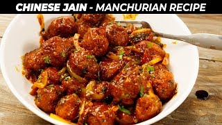 Jain Veg Manchurian  No Onion No Garlic Dry Cabbage Manchuria Recipe  CookingShooking [upl. by Manda]