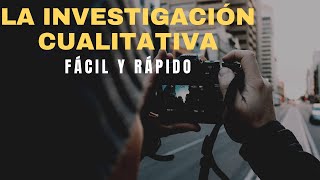 LA INVESTIGACIÓN CUALITATIVA ENFOQUE CUALITATIVO  DEFINICIÓN CARACTERÍSTICAS Y DISEÑOS [upl. by Ayarahs]