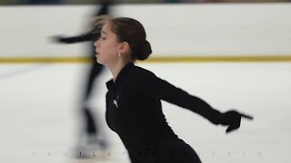 Kamila VALIEVA  ElegantShort Program 202122Training Version [upl. by Armalda]