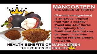 Mangosteen Benefits [upl. by Nerret]