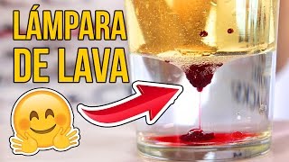 Cómo hacer una LÁMPARA DE LAVA Experimentos Caseros [upl. by Kciderf516]