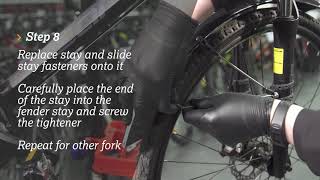 ADVICE CENTRE MUDGUARD FITTING  Halfords UK [upl. by Marwin]