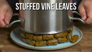 Stuffed Grape vine Leaves the Egyptian way [upl. by Linc66]