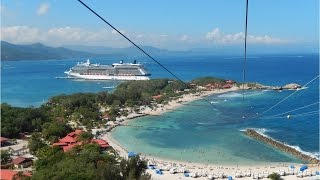 Dragons Breath Zip Line in Labadee Haiti [upl. by Eppie]