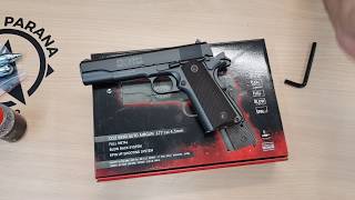 Pistola CO2 Swiss Arms P1911 [upl. by Inalaehon252]