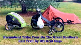 Recumbent Trike Tour On The Great Southern Rail Trail By Off Grid Mojo [upl. by Aivatahs]