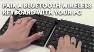 How to connect a Bluetooth Keyboard to PC [upl. by Jansson152]