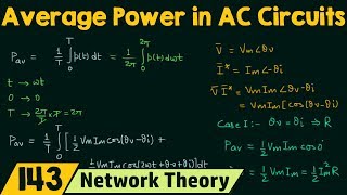 Average Power in AC Circuits [upl. by Tatianna]