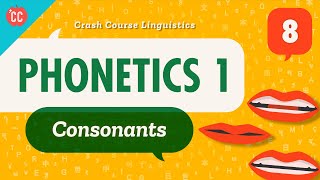 Phonetics  Consonants Crash Course Linguistics 8 [upl. by Brenton]