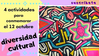 4 ACTIVIDADES para trabajar la DIVERSIDAD CULTURAL con niños  12 DE OCTUBRE PARA NIÑOS 🤸‍♀️ [upl. by Norris]