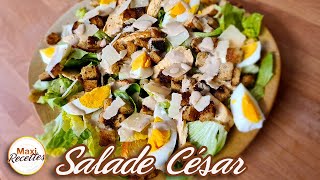 Salade César  Recette Facile et Rapide [upl. by Leoline]