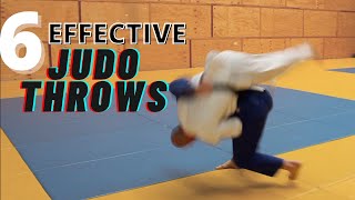 6 Effective Judo Throws  Our Favourite Techniques [upl. by Liw]