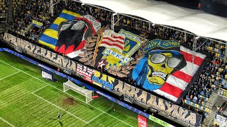 Arka Gdynia  Wisła Kraków OPRAWA [upl. by Ahsiuqat]