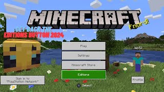 minecraft editions button2024 [upl. by Acinoev]