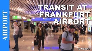 TRANSIT WALK AT FRANKFURT Airport FRA Terminal 1  Connection Flight Transfer Arriving amp Departing [upl. by Liahus793]