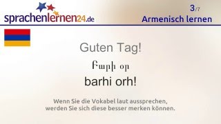 Armenisch lernen kostenloses SprachkursVideo [upl. by Rodger]