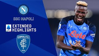 Napoli vs Empoli Extended Highlights  Serie A  CBS Sports Golazo [upl. by Nylia]