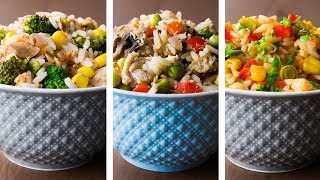 3 Healthy Rice Recipes For Weight Loss [upl. by Jablon786]