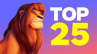 Top 25 Best Disney Animated Movies [upl. by Roti]