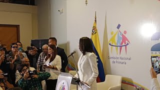 Rueda de prensa  María Corina Machado [upl. by Bamby]