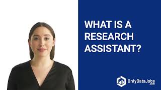 Research Assistant Job Description [upl. by Tobit645]