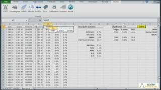 Time series stationarity in Excel [upl. by Suirred]