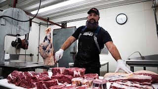 How to Butcher a Cow  ENTIRE BREAKDOWN  by The Bearded Butchers [upl. by Haakon]