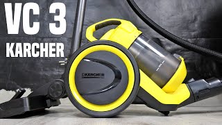 Karcher VC 3 Bagless Vacuum  Multi Cyclone Vacuum Cleaner Unboxing amp Testing [upl. by Novek49]