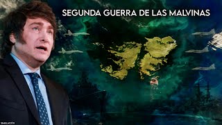 SEGUNDA GUERRA DE LAS MALVINAS simulación [upl. by Esch]