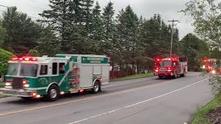 Friendship Fire Company Englewood Block Party Fire Truck Parade 2021 [upl. by Idet878]