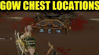 How To Open All Of The Chest In Niflheim ivaldis Workshop Hidden Chest God Of War Ps4 [upl. by Sidoney81]