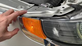 2006  2009 Saab 95 Side Marker Light Bulb and Lens Replacement [upl. by Linzer]