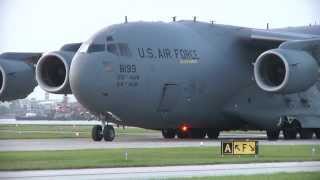 C17 Lands at small commuter airport by accident [upl. by Ennaeus]