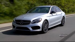 2016 Mercedes Benz C43  C450 AMG Sport FIRST DRIVE REVIEW [upl. by Eboj709]