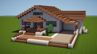 FAMILIEN HAUS in MINECRAFT bauen TUTORIAL HAUS 235 [upl. by Purcell]