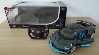 Rastar Bugatti Divo 114 Scale RC Hypercar  Unboxing and Review [upl. by Pentha]