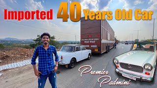 IMPORTED 40 years OLD CAR  Premier Padmini [upl. by Cia]