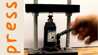 DIY 5 Ton Hydraulic Press [upl. by Ocer]