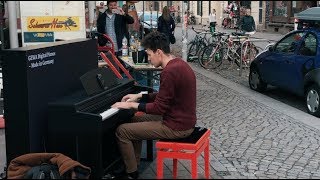 Thomas Krüger – Super Long Piano Pop Medley On Street In Dresden [upl. by Lauree]